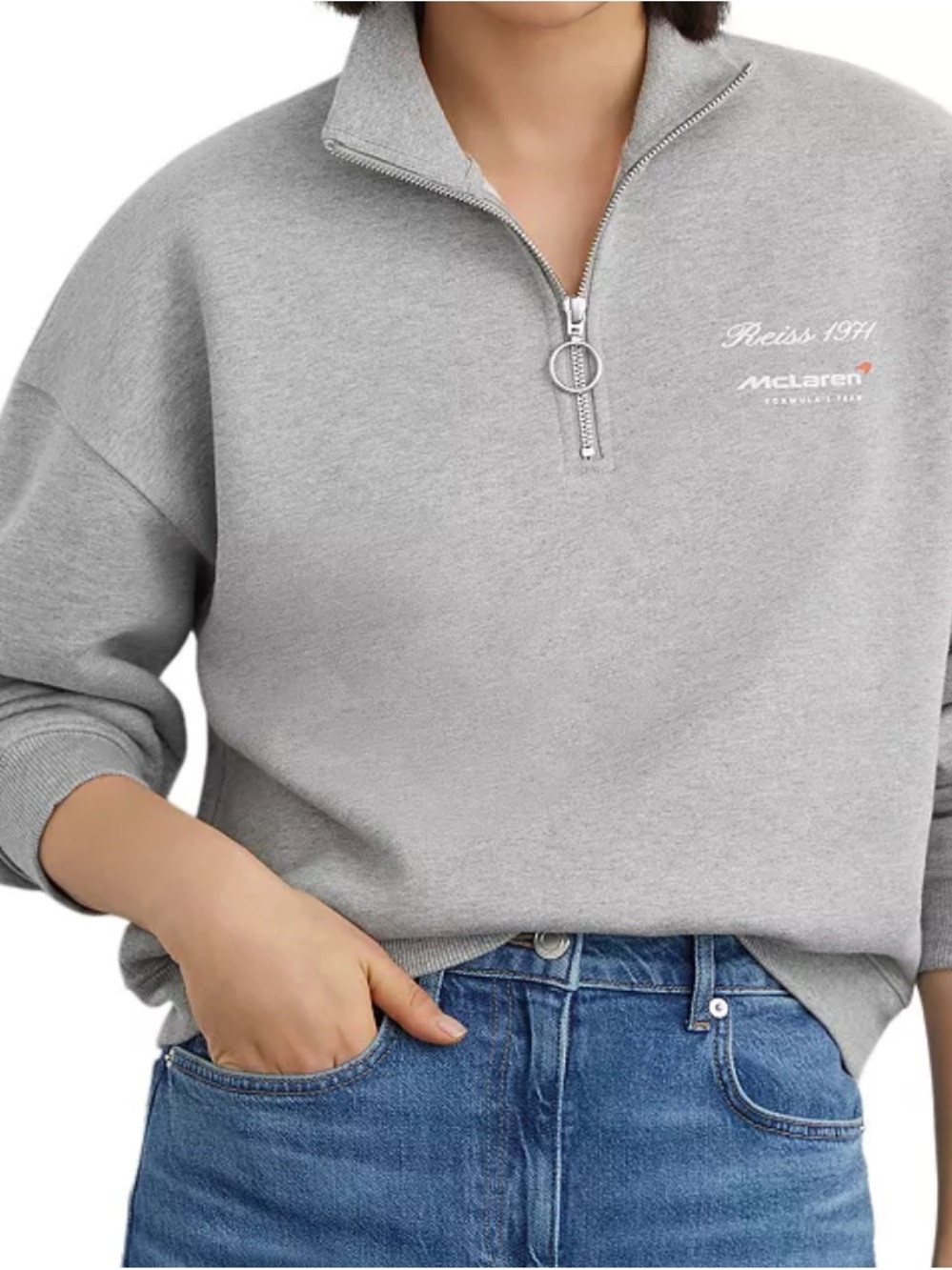 REISS Size: Medium
Sakura McLaren Half Zip Sweatshirt
